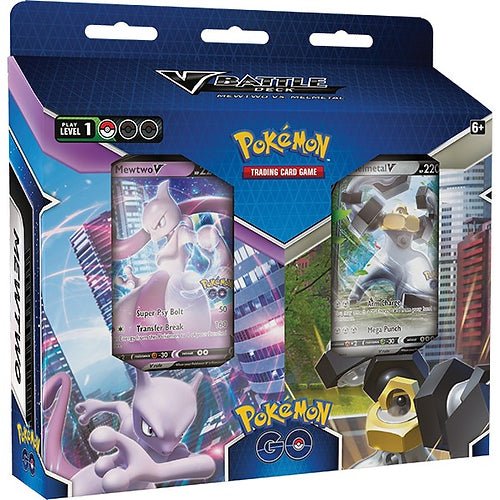 Pokémon GO V Battle Deck Bundle: Mewtwo vs Melmetal - Collection Box - Terror's TCG