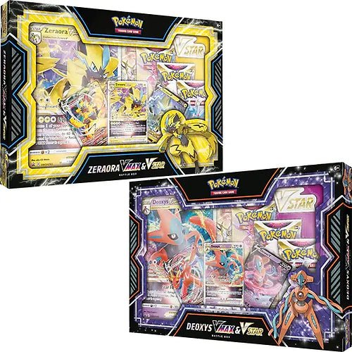 Pokémon TCG Deoxys / Zeraora VMAX & VSTAR Battle Box - Collection Box - Terror's TCG