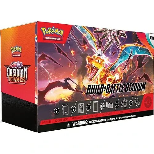 Pokémon TCG - Scarlet & Violet Obsidian Flames Build & Battle Stadium - ETB - Terror's TCG